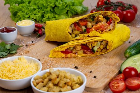 Шаурма Фитнес без мяса большая