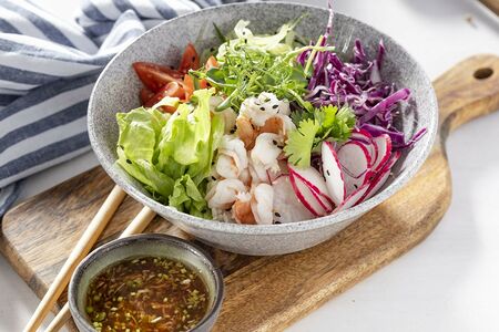 Поке с креветками