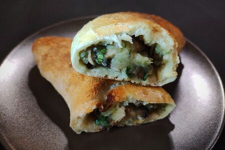 Гвезели с грибами и картофелем