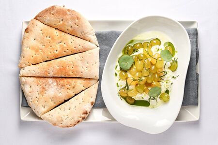 Страчателла с винoградом