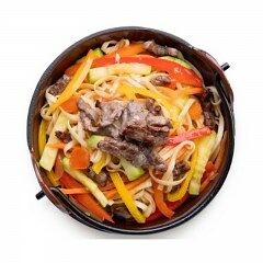 Удон с говядиной