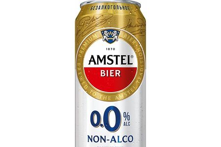 Пиво светлое безалкогольное Amstel