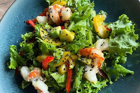 С креветками в тайском стиле