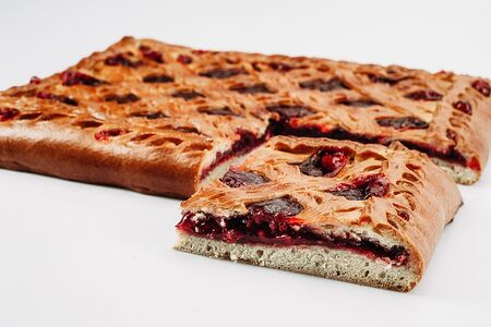 Пирог малинка