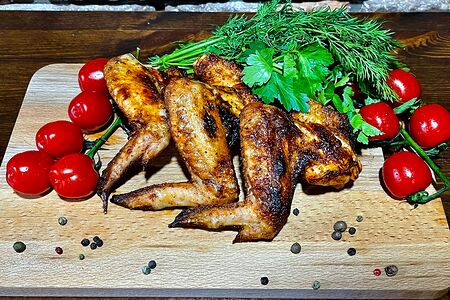 Крылья на мангале