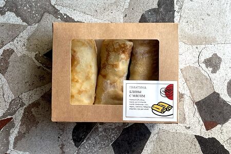 Блины с мясом