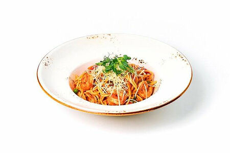 Паста с креветками