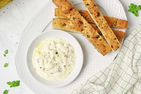 Страчателла с трюфелем и фокаччей