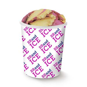 Банановое с клубникой