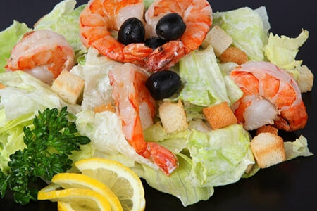 Цезарь с креветками