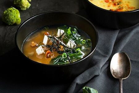 Мисо суп с грибами