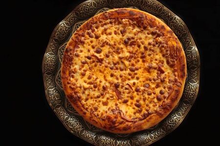 Открытый пирог Мясное ассорти