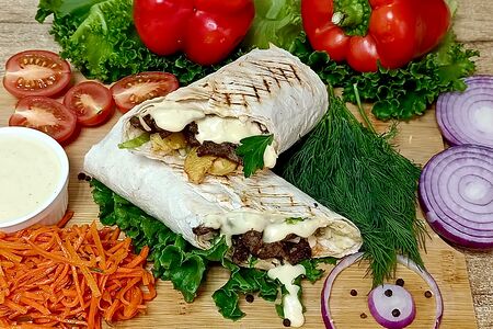 Классическая шаурма со свининой