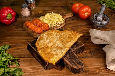 Чебурек с пепперони