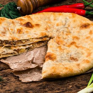 Пирог с говядиной и картофелем