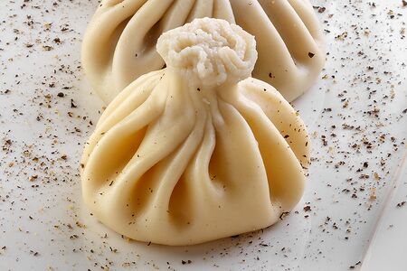 Хинкали с лососем