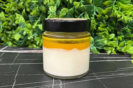 Чизкейк манго в стеклянной баночке