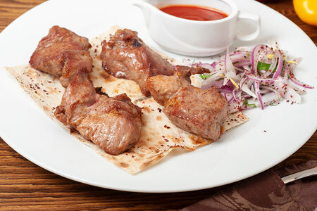 Шашлык из cвинoй шейки