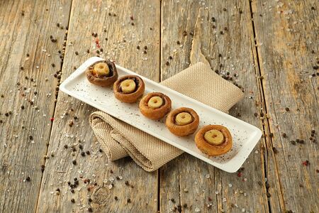 Грибы на углях