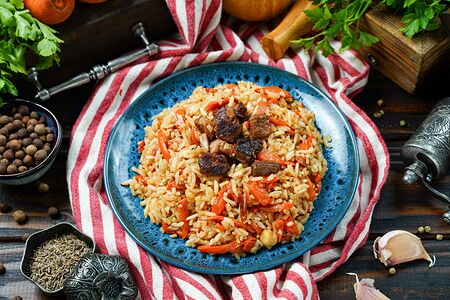 Плов с говядиной