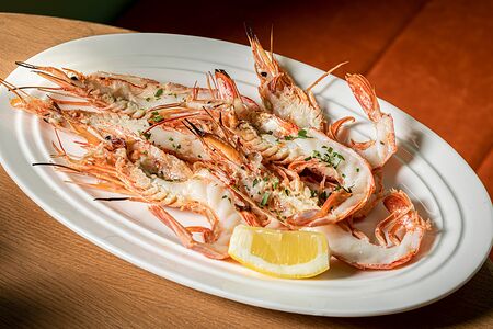 Аргентинские креветки на гриле