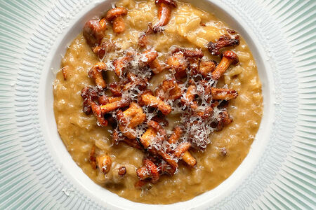 Ризотто с лисичками