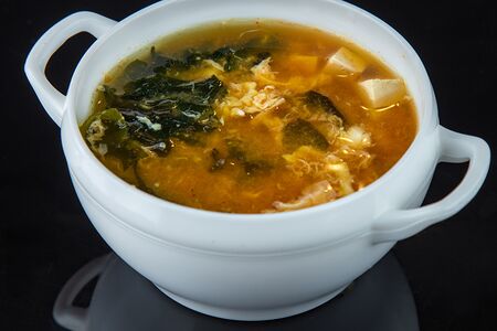 Кимчи с яйцом и тофу