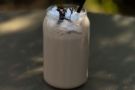 Банановый фраппе