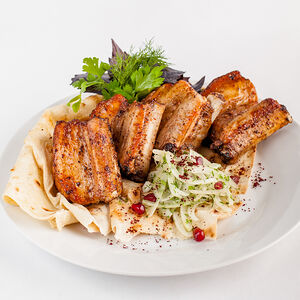 Шашлык из cвиных рёбер