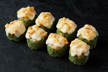 Запеченный ролл с креветкой