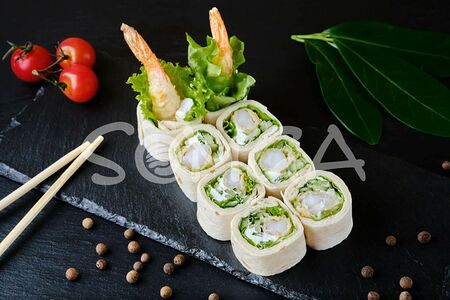 Тортилья с креветкой