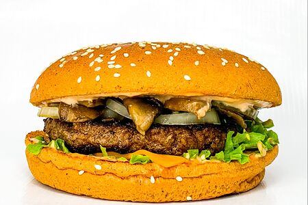 Грибной бургер