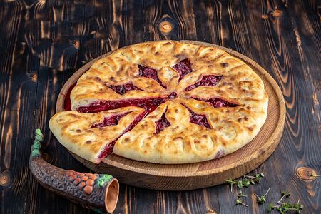 Пирог с голубикой