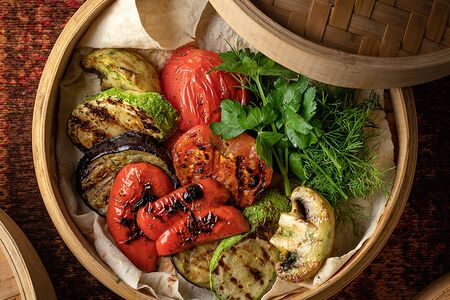 Овощи на углях