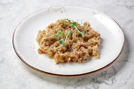 Тушеная капуста по-баварски