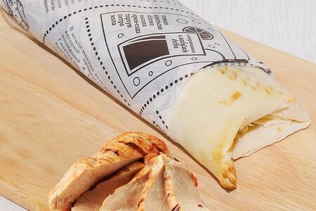 Горячий ролл курица BBQ