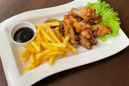 Крылышки в соусе терияки