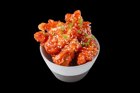 Креветки с кимчи в темпуре