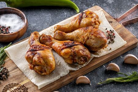 Шашлык из куриной голени 