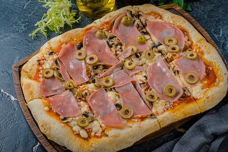 Ветчина и грибы