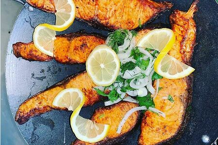 Шашлык из семги