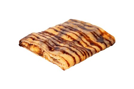 Блин с бананом в шоколаде