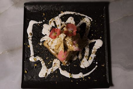 Вафля с грушей