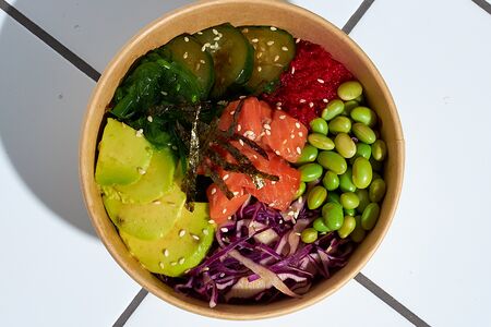 Поке с лососем