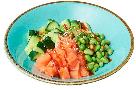 Поке с лососем
