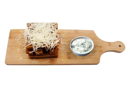 Гренки чесночные