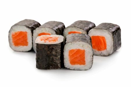 Мини-ролл с лососем