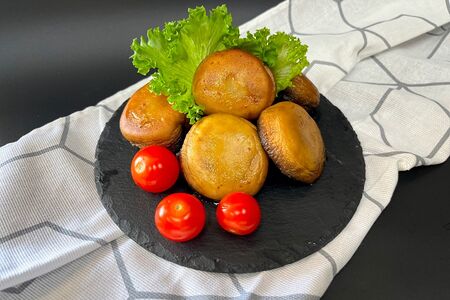 Шампиньоны гриль