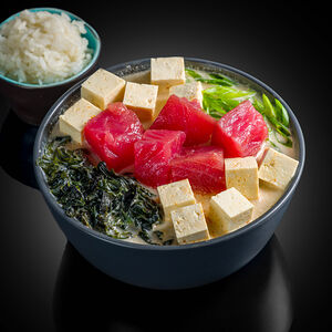 Сливочный суп с тунцом