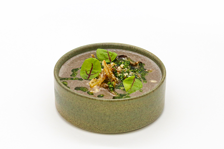 Грибной крем-суп с крутонами